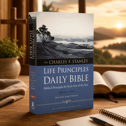 NKJV, Charles F. Stanley Life Principles Daily Bible