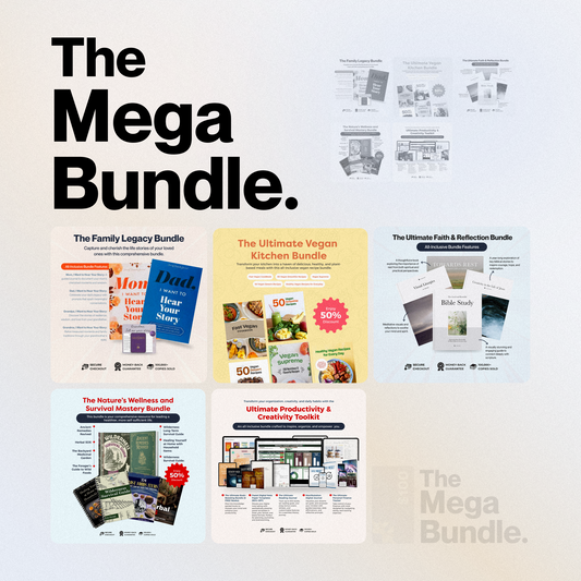 The Mega Bundle (95% OFF + 9 FREE Products) - Z